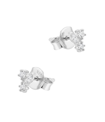 Lovely Flower Silver Stud Earring STS-6452